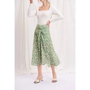 Petite Studio Jasmine Skirt - Green Print [brand new]